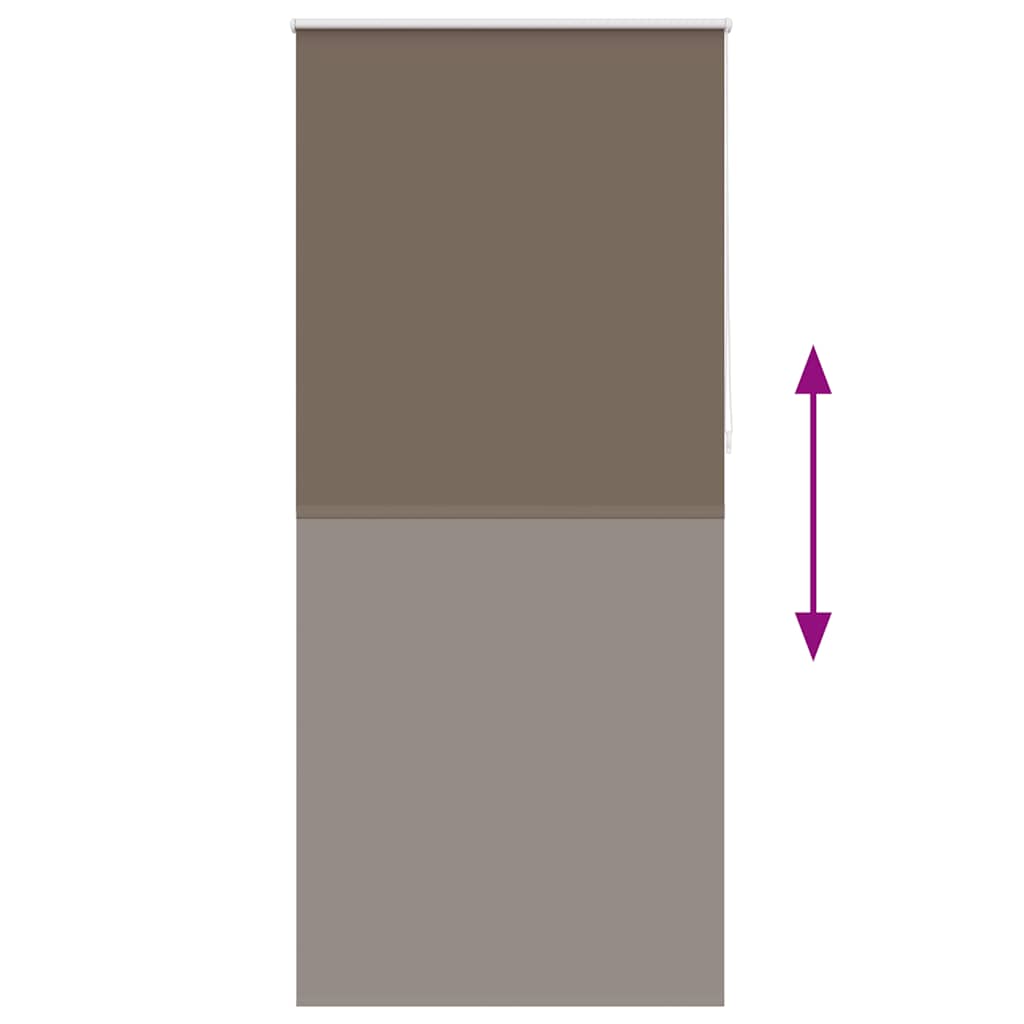 rullegardin mørklægning 84,4x230 cm stofbredde 80 cm kaffe