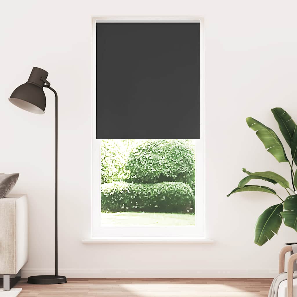 rullegardin mørklægning 84,4x230 cm stofbredde 80 cm sort