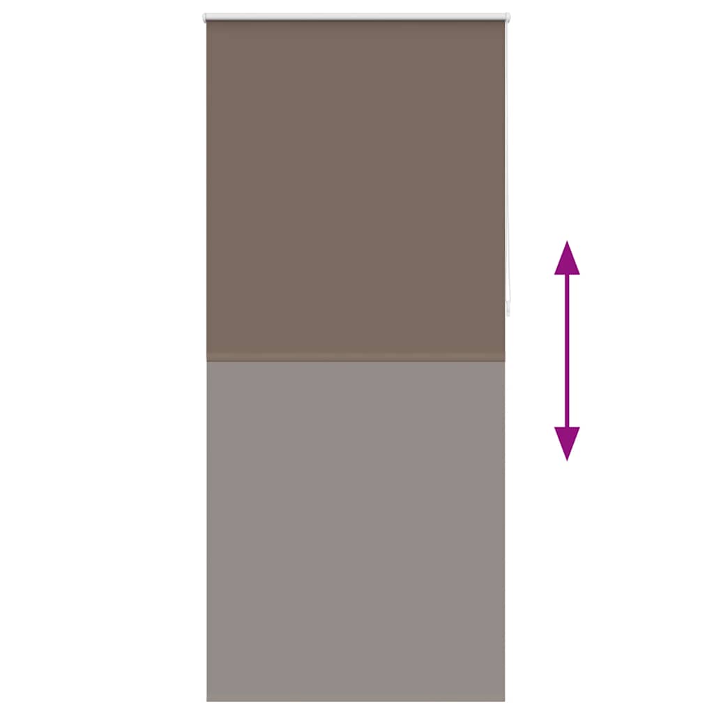 rullegardin mørklægning 124,4x230 cm stofbredde 120 cm kaffe