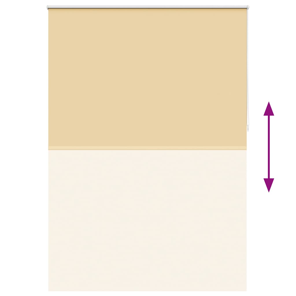 rullegardin mørklægning 164,4x230 cm stofbredde 160 cm beige
