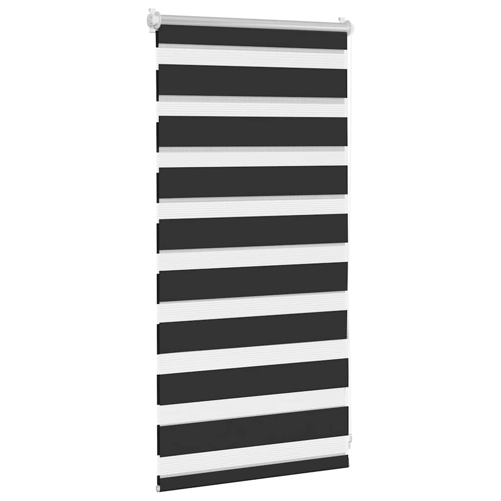 zebragardin 40,9x100 cm stofbredde 36,7 cm sort