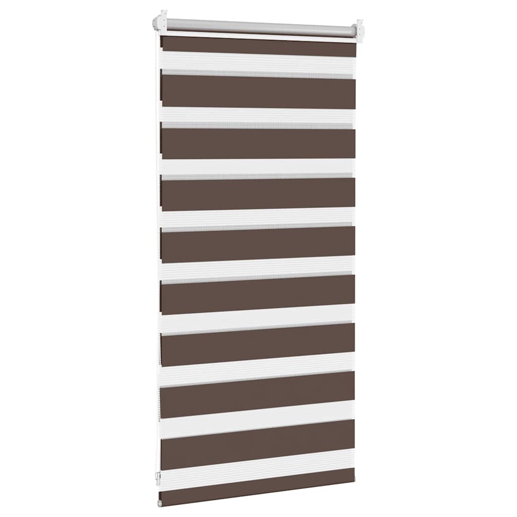 zebragardin 40,9x100 cm stofbredde 36,7 cm kaffe