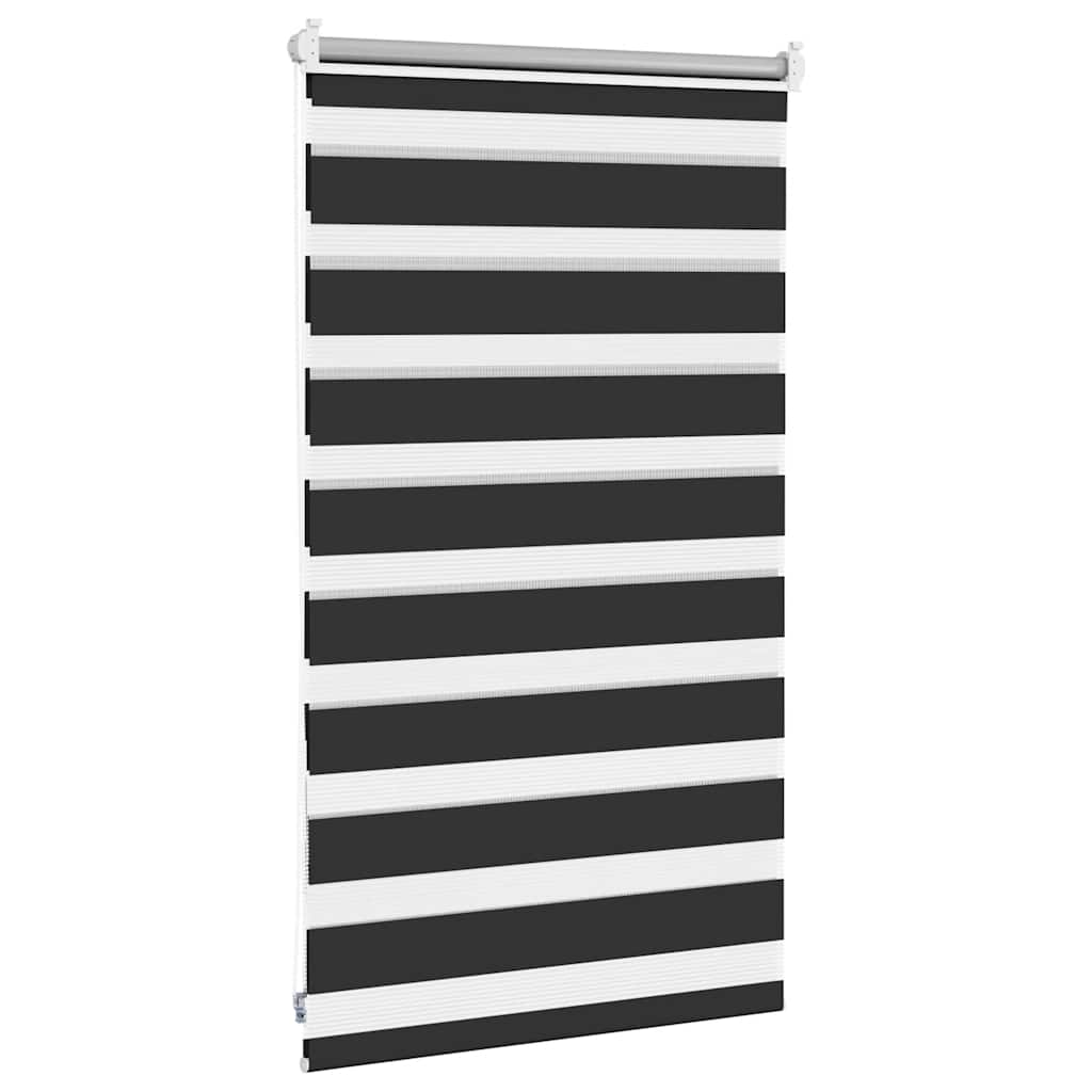 zebragardin 50,9x100 cm stofbredde 46,7 cm sort