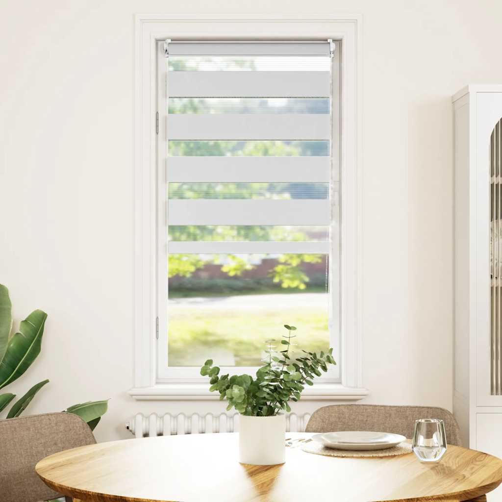 zebragardin 60,9x120 cm stofbredde 56,7 cm hvid