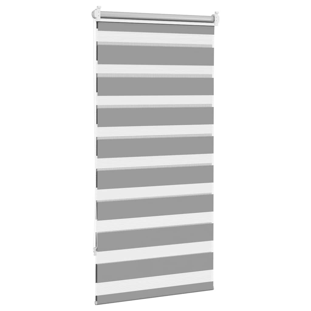 zebragardin 60,9x120 cm stofbredde 56,7 cm grå