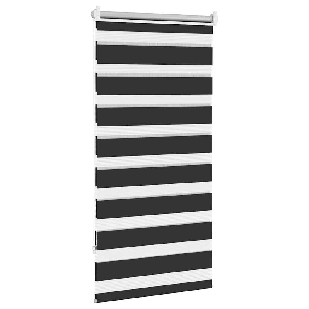 zebragardin 60,9x120 cm stofbredde 56,7 cm sort