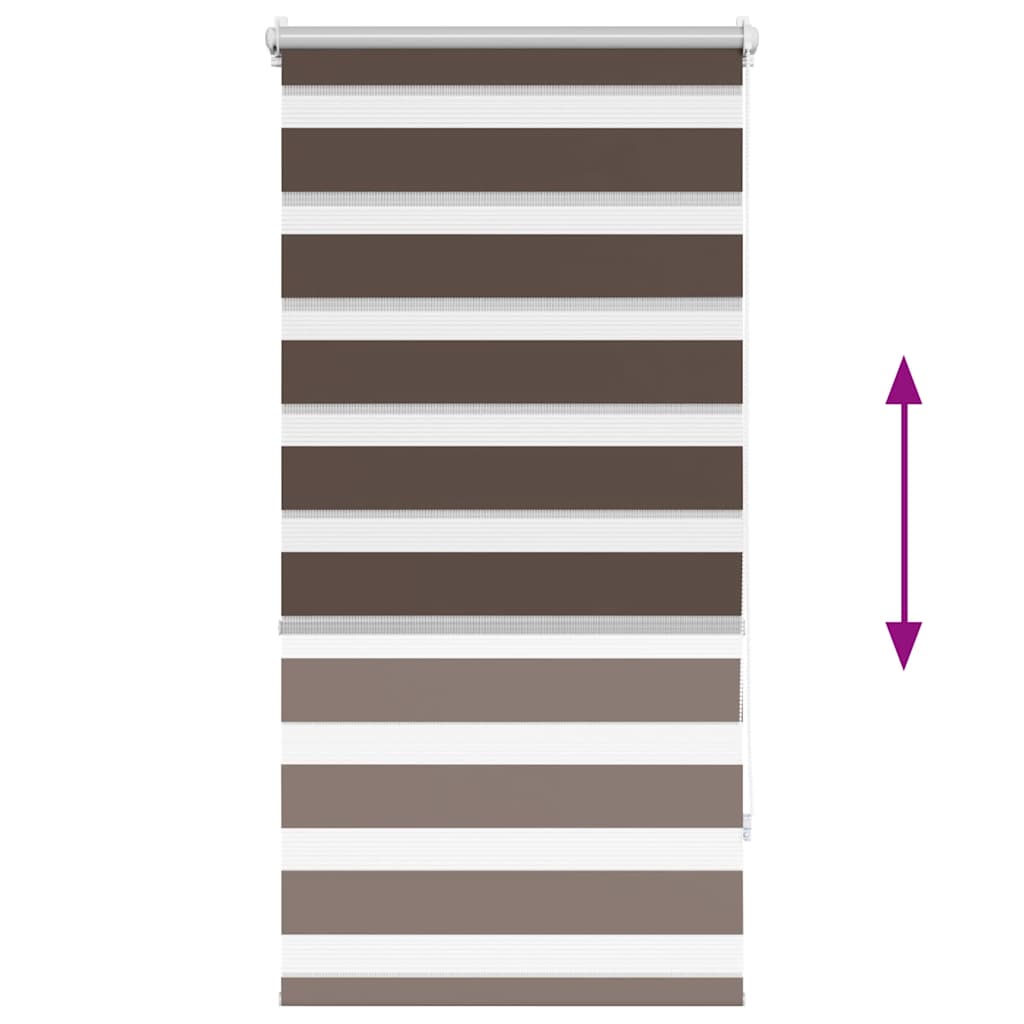 zebragardin 60,9x120 cm stofbredde 56,7 cm kaffe