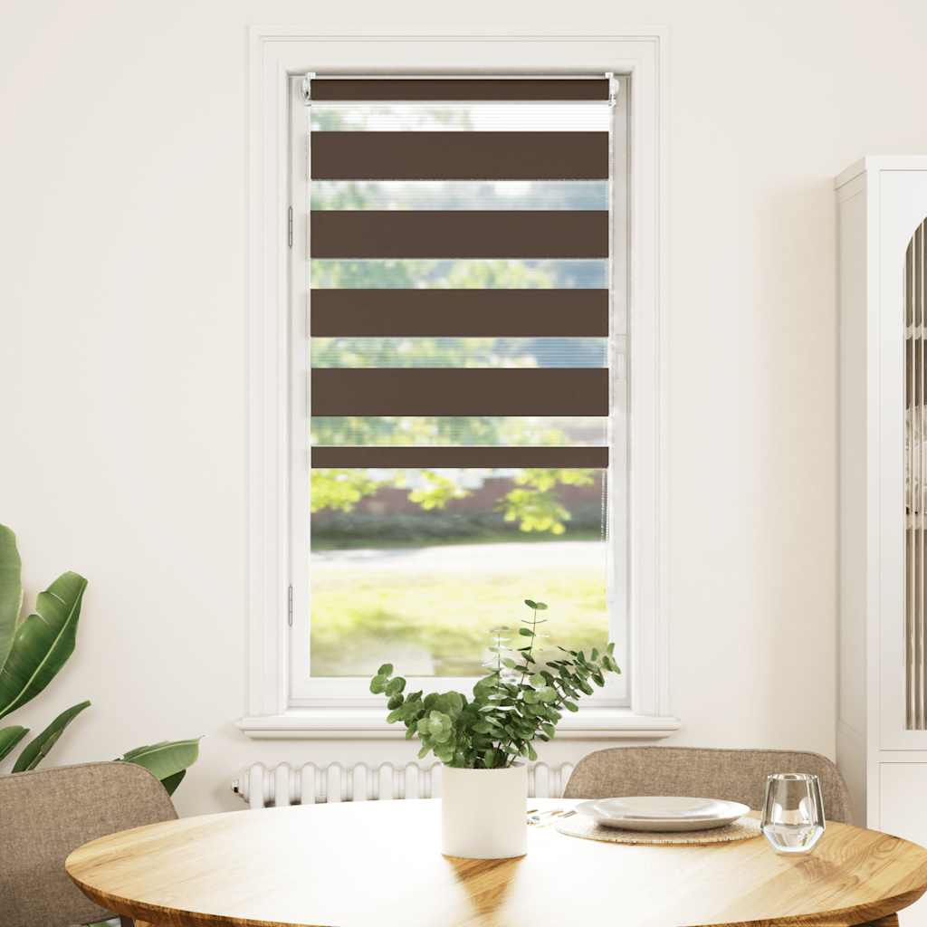 zebragardin 60,9x120 cm stofbredde 56,7 cm kaffe