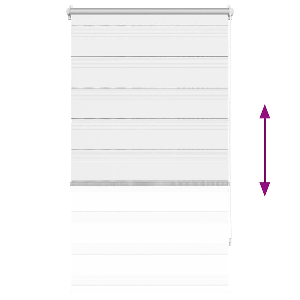zebragardin 70,9x120 cm stofbredde 66,7 cm hvid