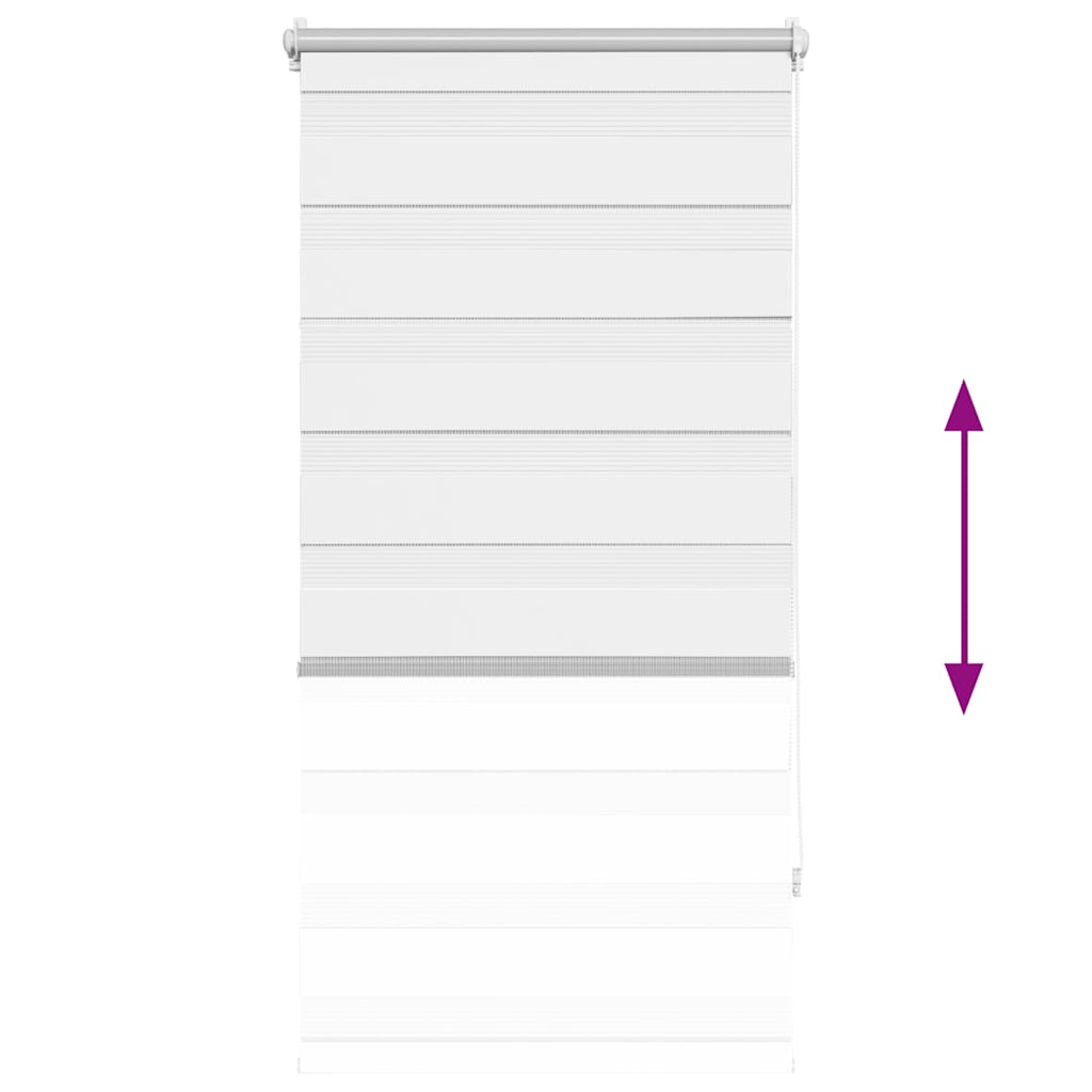 zebragardin 80,9x150 cm stofbredde 76,7 cm hvid