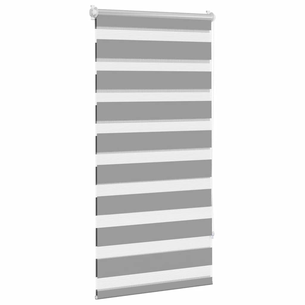 zebragardin 80,9x150 cm stofbredde 76,7 cm grå