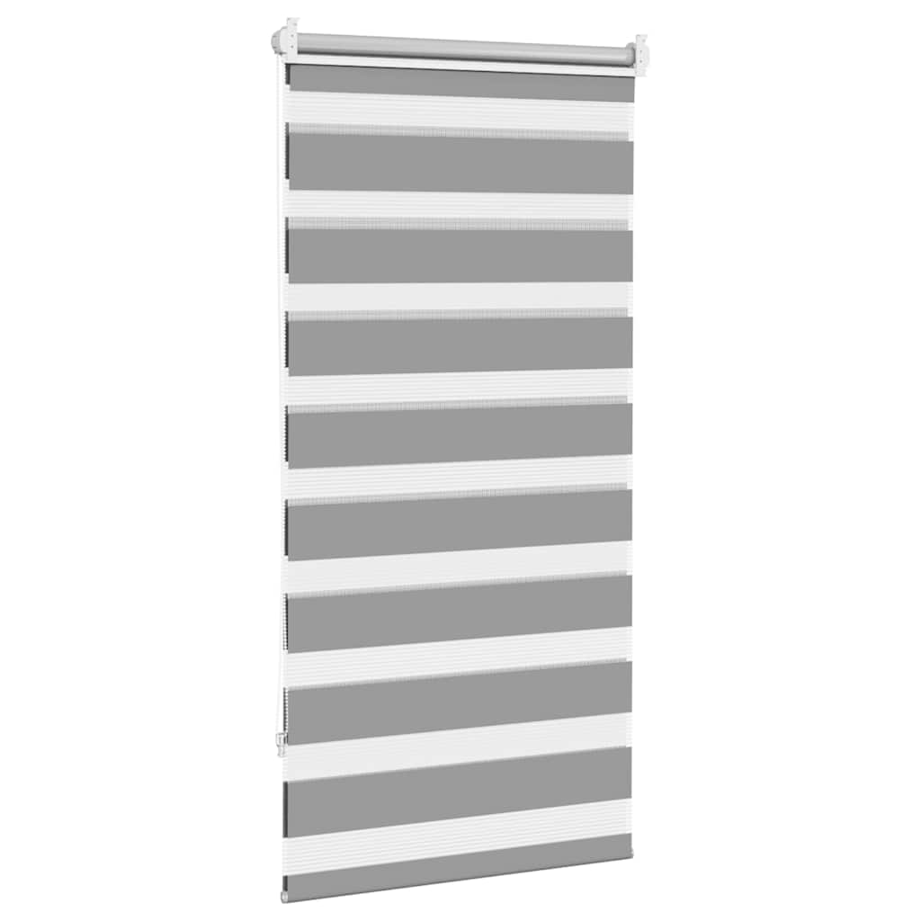 zebragardin 80,9x150 cm stofbredde 76,7 cm grå