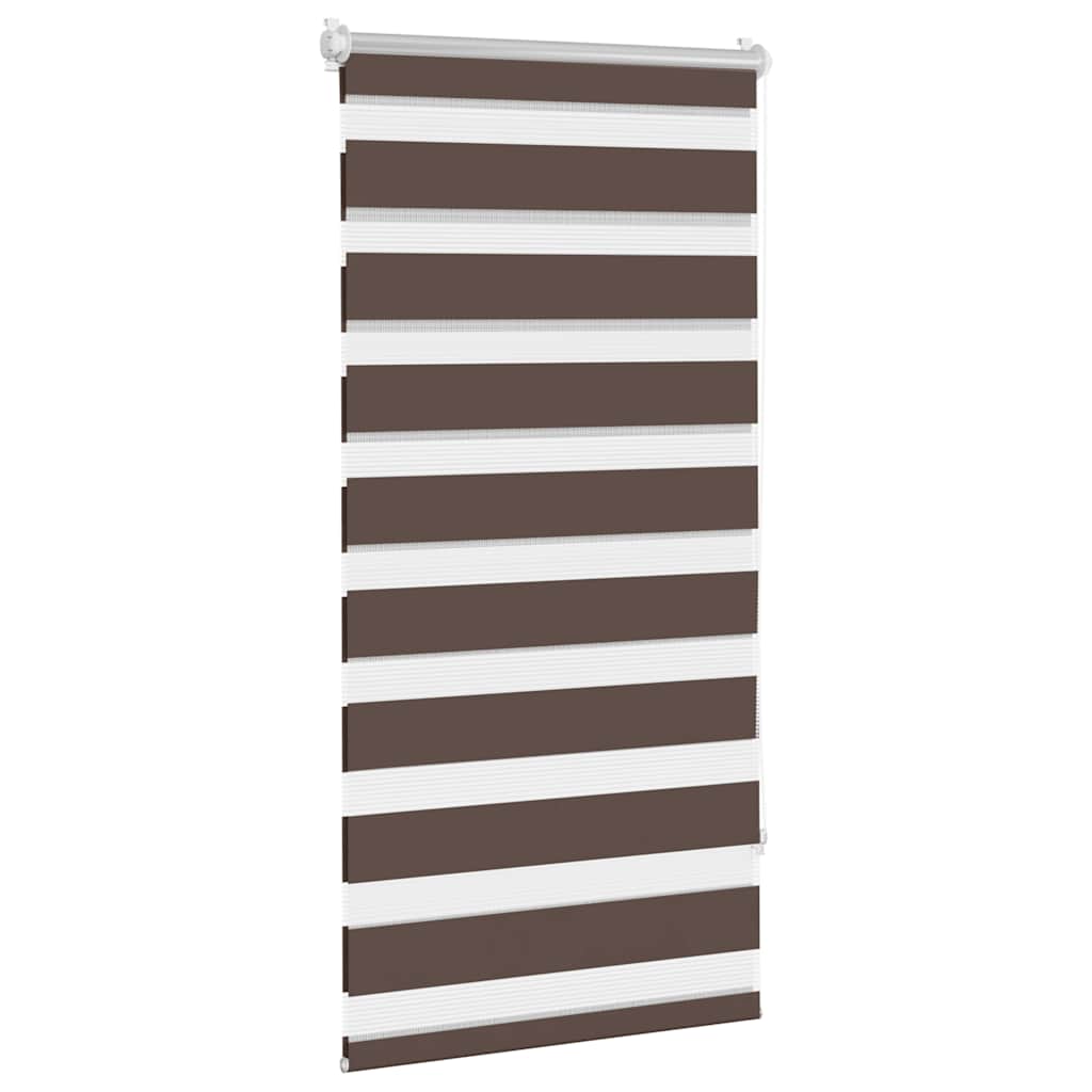 zebragardin 80,9x150 cm stofbredde 76,7 cm kaffe