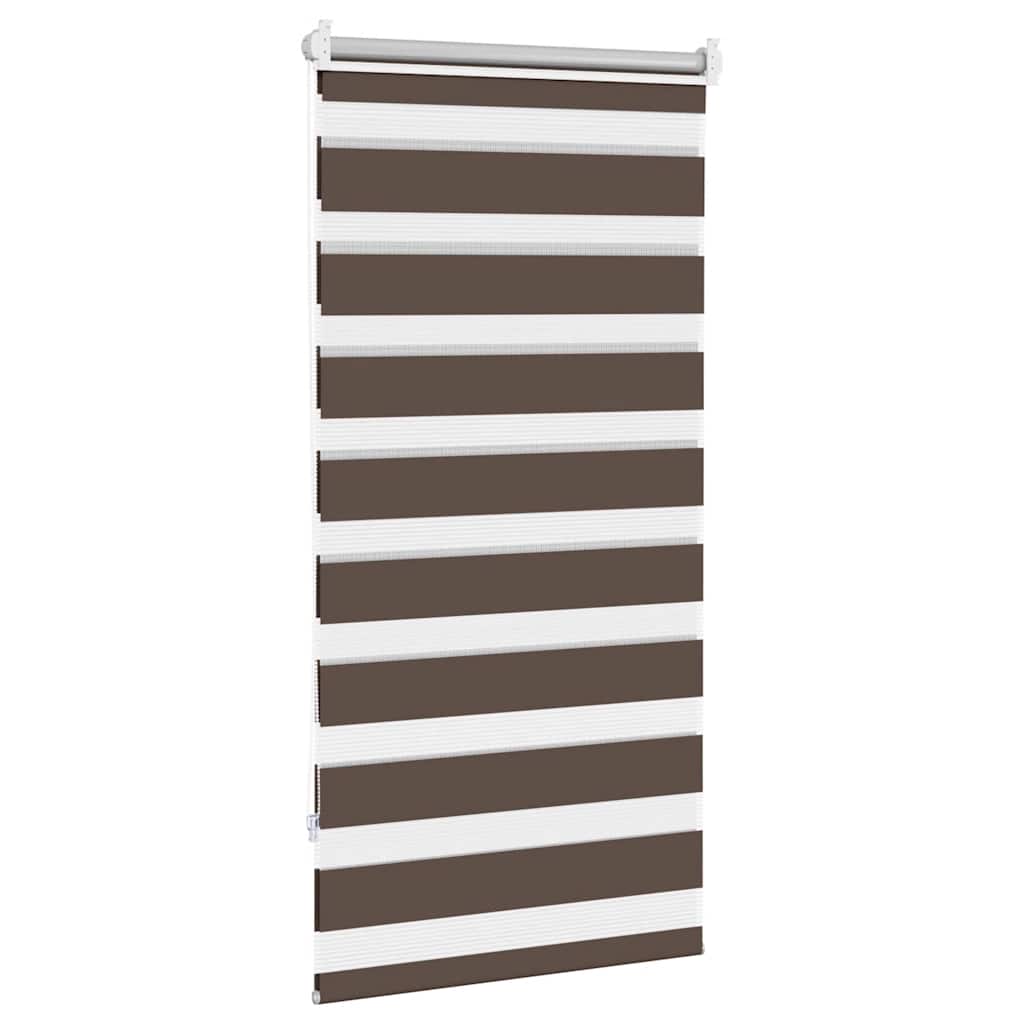 zebragardin 80,9x150 cm stofbredde 76,7 cm kaffe