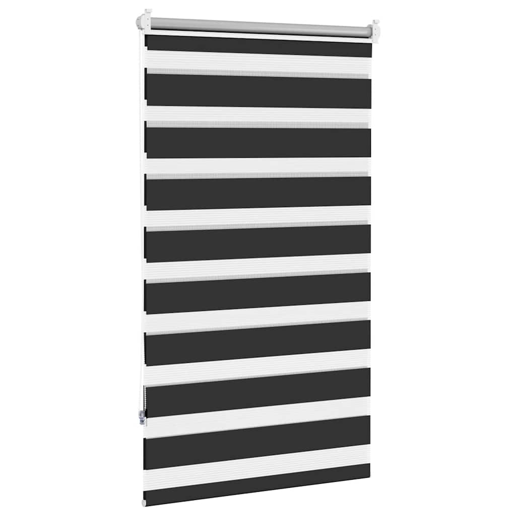 zebragardin 90,9x150 cm stofbredde 86,7 cm sort