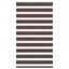 zebragardin 100,9x175 cm stofbredde 96,7 cm kaffegrøn