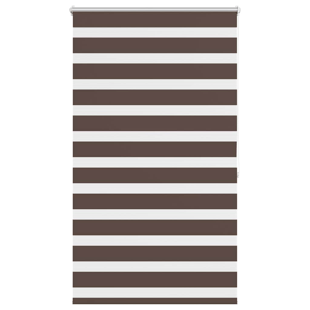 zebragardin 100,9x175 cm stofbredde 96,7 cm kaffegrøn