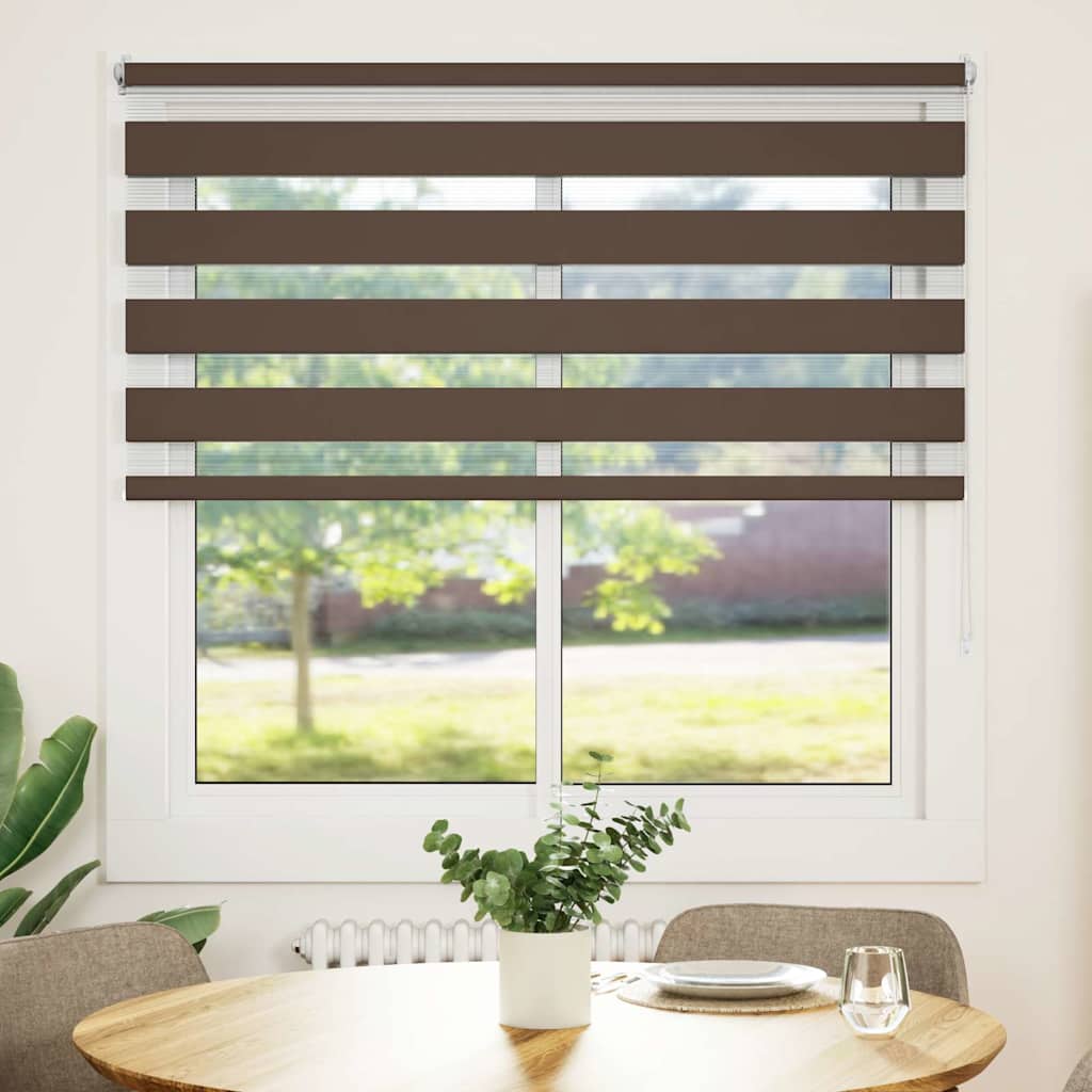 zebragardin 120,9x175 cm stofbredde 116,7 cm kaffe