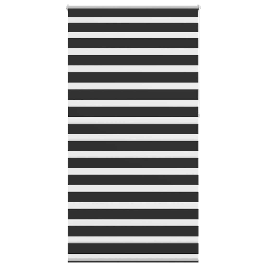 zebragardin 120,9x230 cm stofbredde 116,7 cm sort