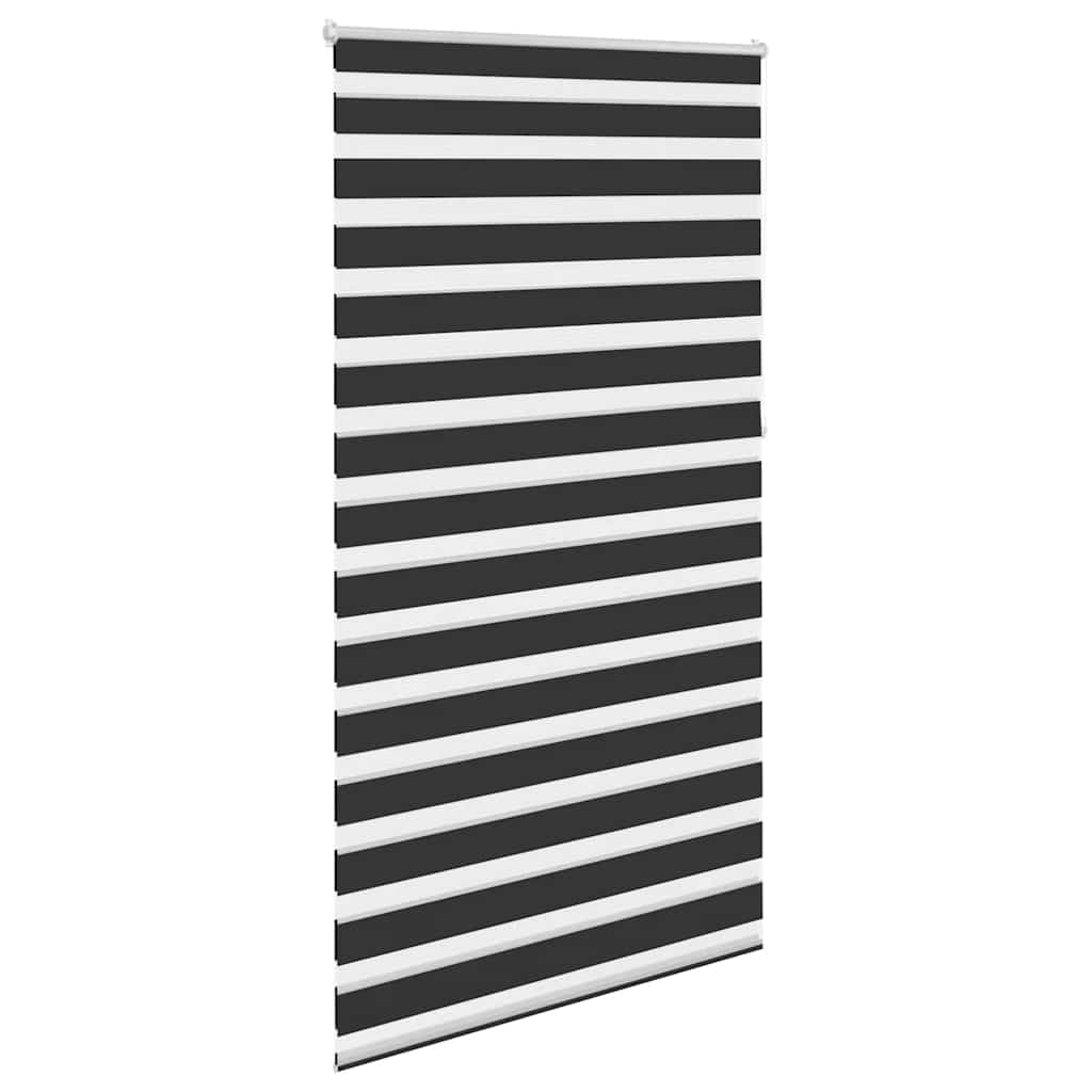 zebragardin 120,9x230 cm stofbredde 116,7 cm sort