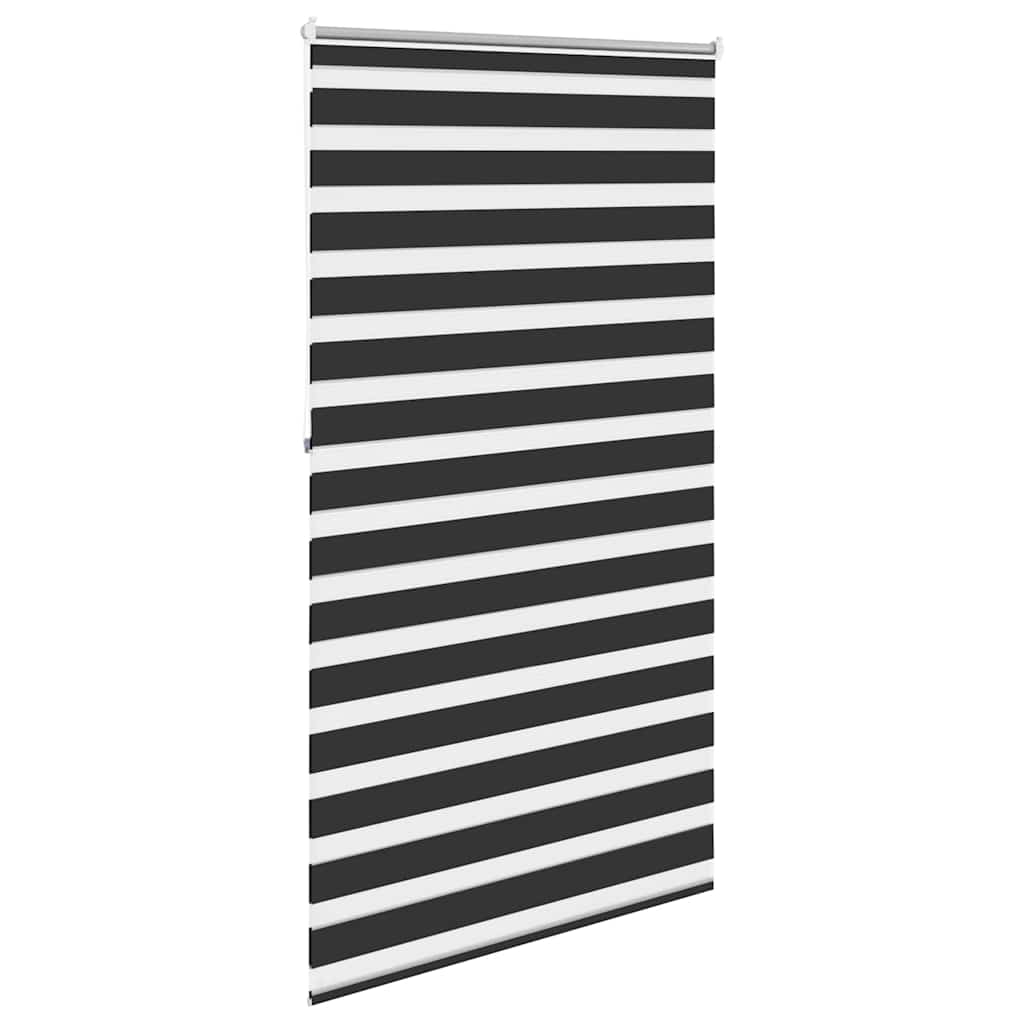 zebragardin 120,9x230 cm stofbredde 116,7 cm sort