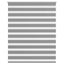 zebragardin 140,9x175 cm stofbredde 136,7 cm grå