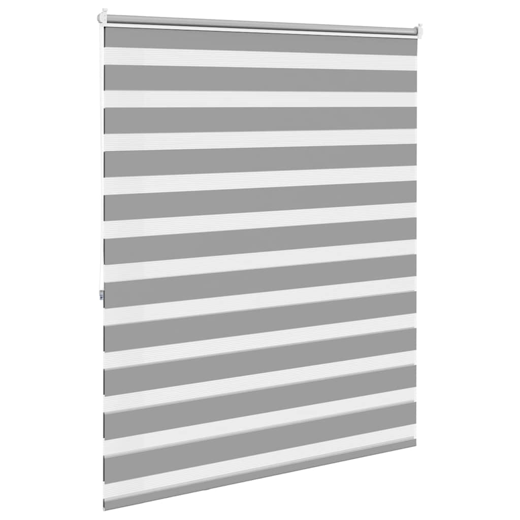 zebragardin 140,9x175 cm stofbredde 136,7 cm grå