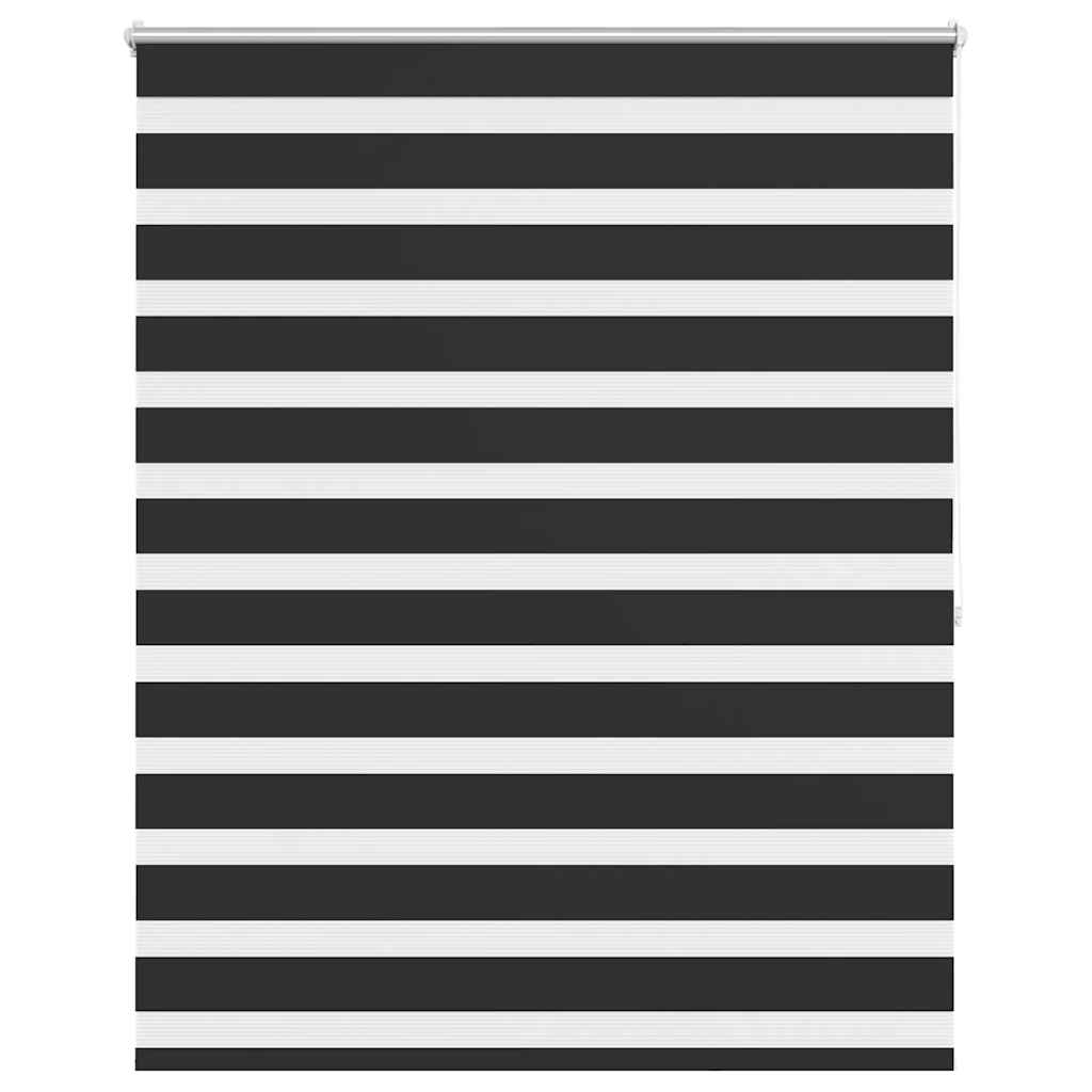 zebragardin 140,9x175 cm stofbredde 136,7 cm sort