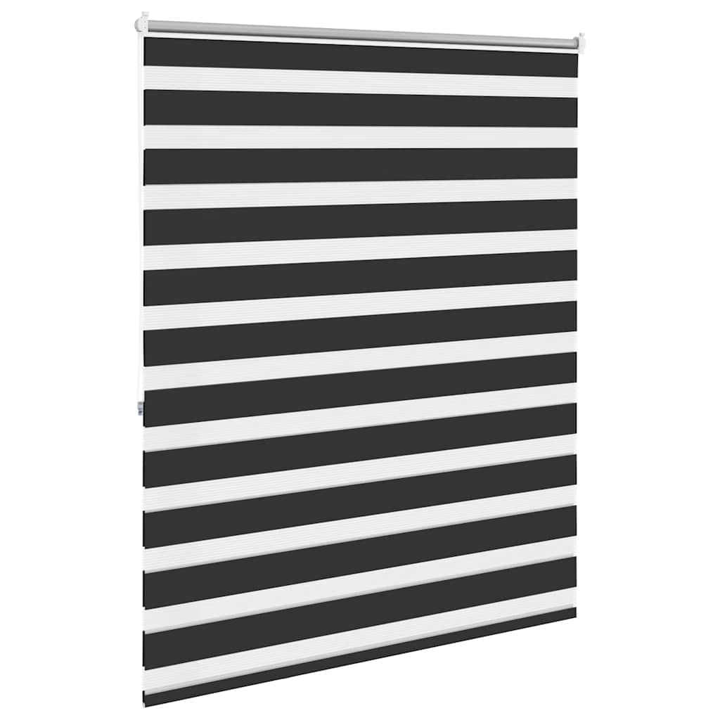 zebragardin 140,9x175 cm stofbredde 136,7 cm sort