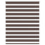 zebragardin 140,9x175 cm stofbredde 136,7 cm kaffe