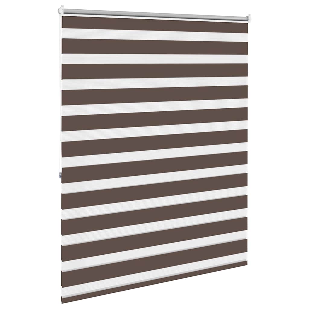 zebragardin 140,9x175 cm stofbredde 136,7 cm kaffe