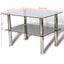 sofabord 2 niveauer glas