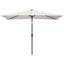 parasol 200x300 cm rektangulær sandhvid