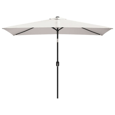 parasol 200x300 cm rektangulær sandhvid