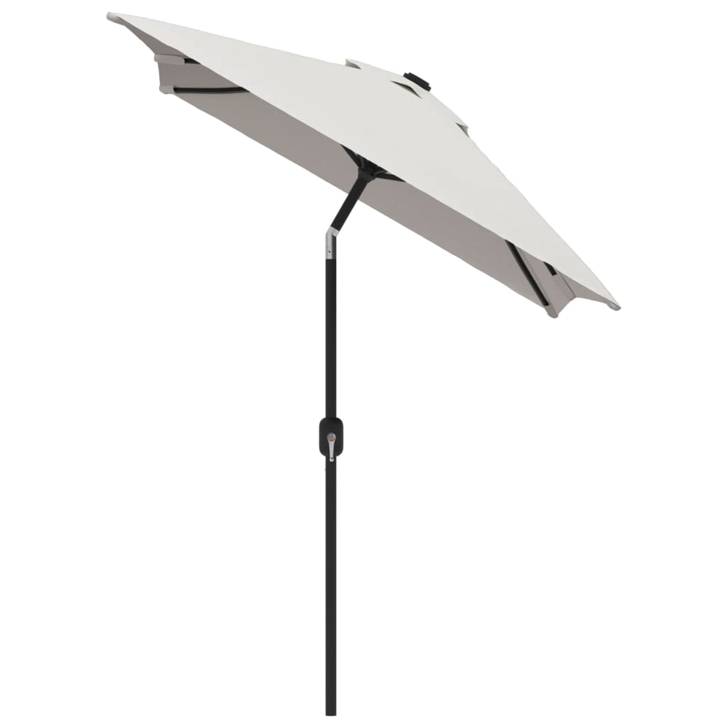 parasol 200x300 cm rektangulær sandhvid