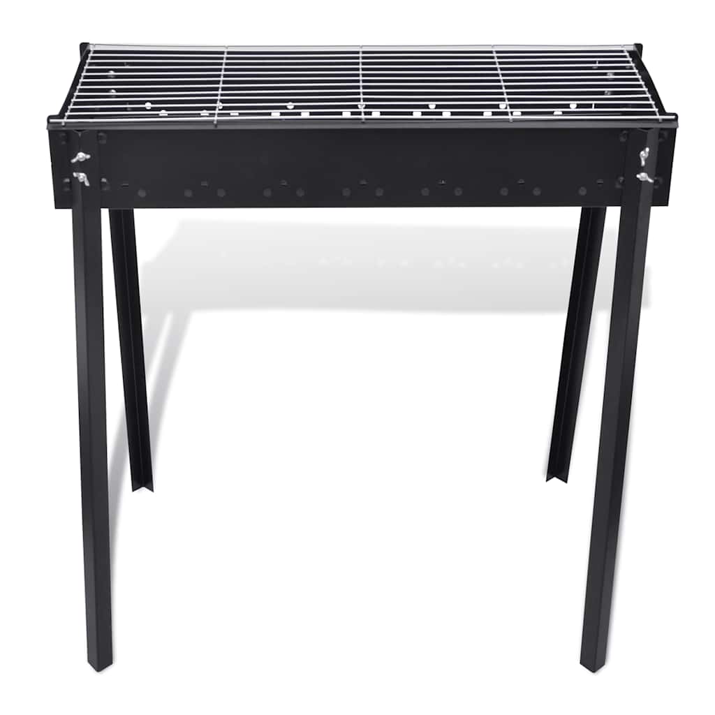 firkantet kulgrill 75 x 28 cm