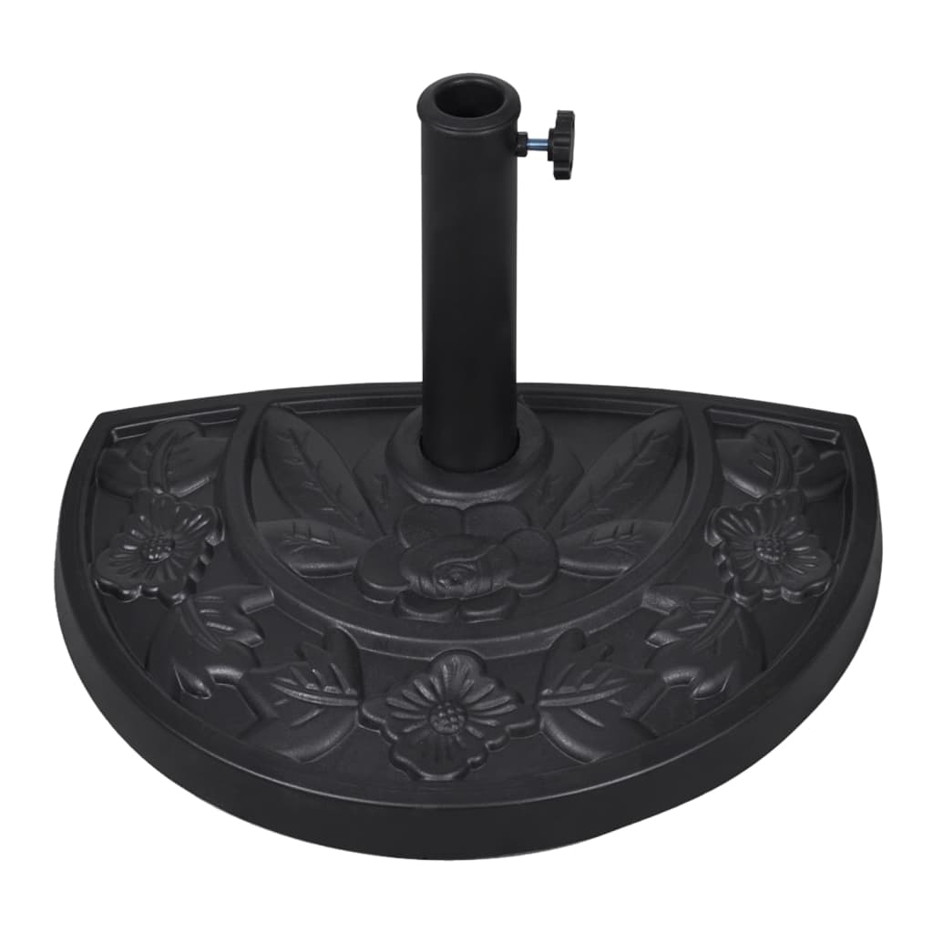 halvrund parasolfod resin