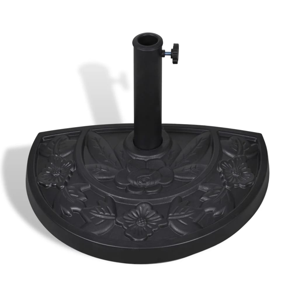 halvrund parasolfod resin