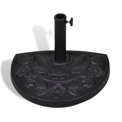 halvrund parasolfod resin