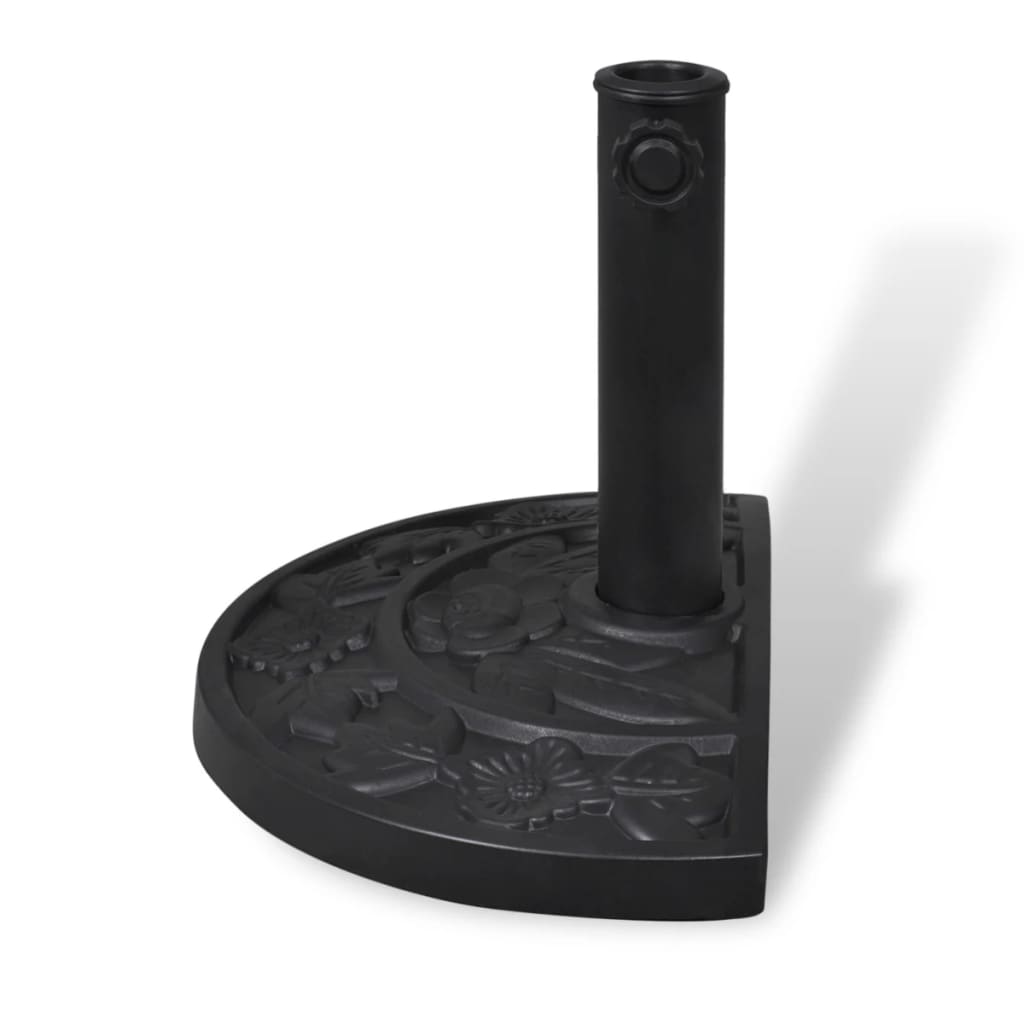 halvrund parasolfod resin
