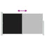 sidemarkise til terrasse 160x300 cm sort