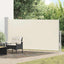 sidemarkise til terrasse 160x300 cm cremefarvet