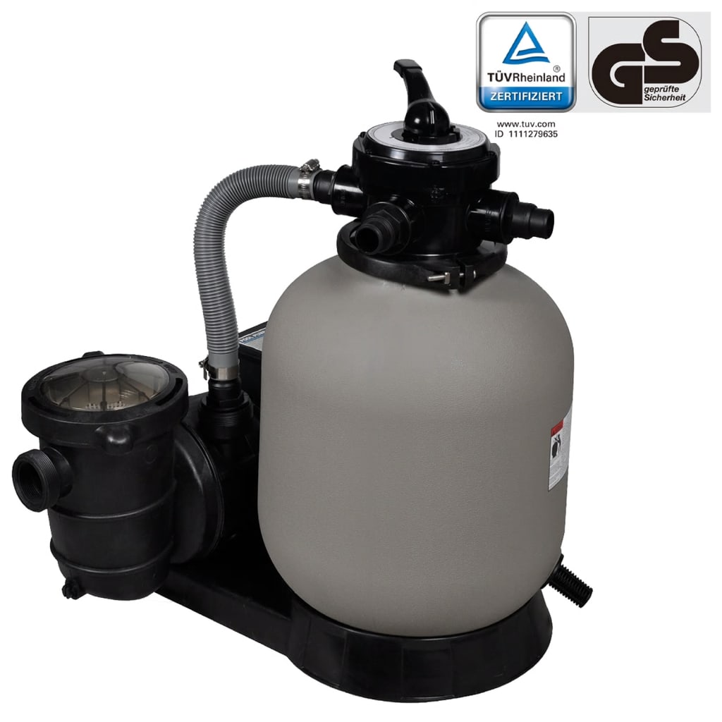 sandfilterpumpe 600 W 17000 l/t