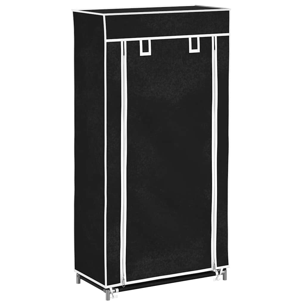 Sko sorte belægning 58x28x106 cm