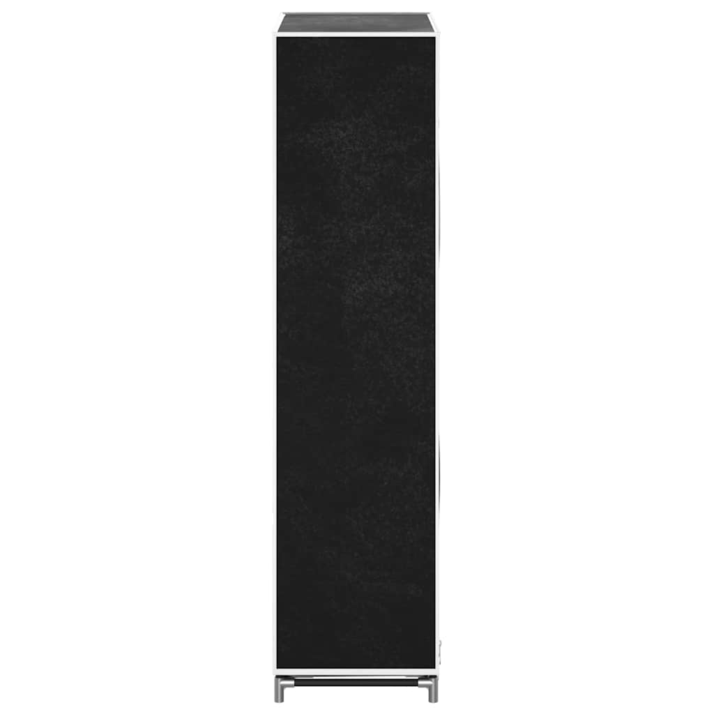 Sko sorte belægning 58x28x106 cm