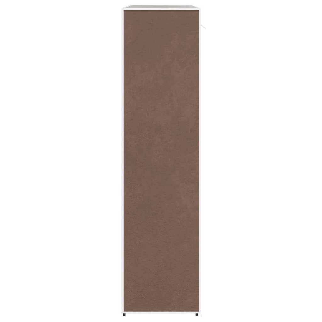 stofklædeskab med rum og stænger 45 x 150 x176 cm brun