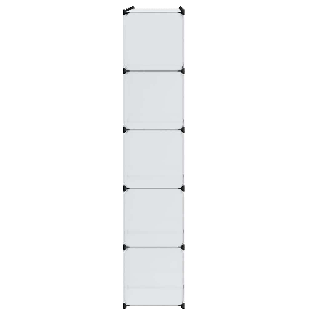 modulskab med 14 rum hvid 37x146x180,5 cm