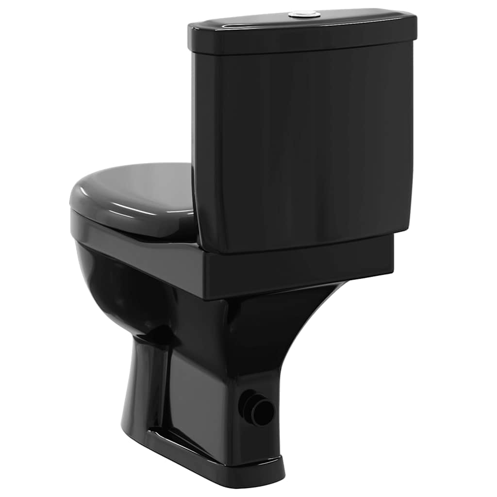 toilet med cisterne sort