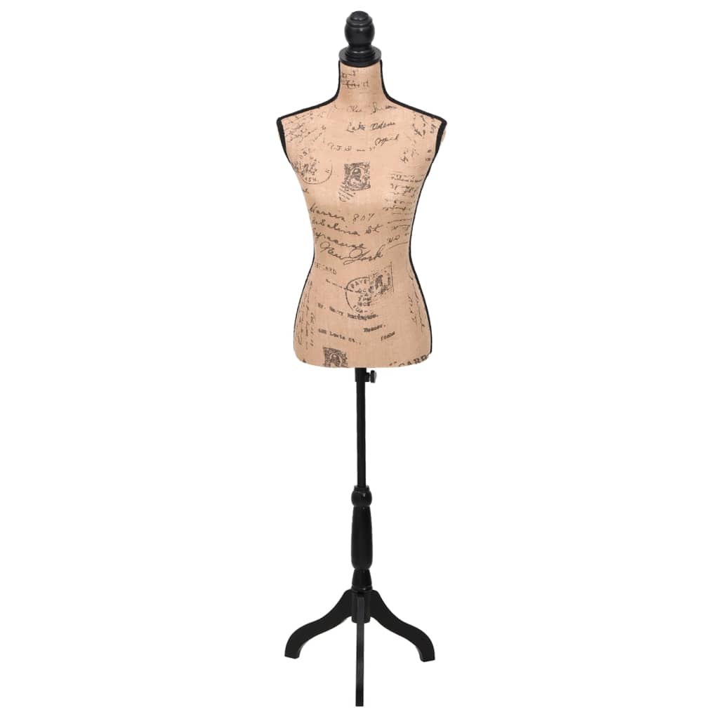 damegine jute brun og sort