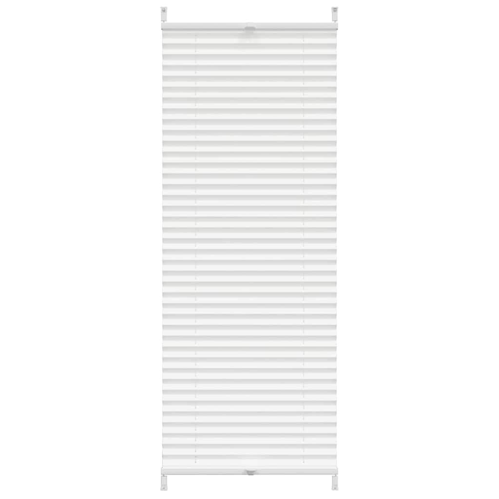 Plisserede blinde 40x125 cm hvid